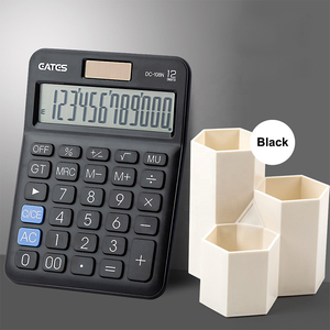 <span class=keywords><strong>Calculatrice</strong></span> professionnelle de bureau, à 12 chiffres, colorée, avec touches souples, petite taille, grand écran LCD, accessoire de gamer - Product Image 2