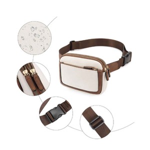 Vintage <span class=keywords><strong>cuir</strong></span> fonctionnel grand sac banane bandoulière supports pour téléphone poitrine haute qualité hommes taille sac sac banane - Product Image 3