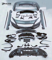 Nuevo Kit de Carrocería Pharri para Modificación Exterior Completa de Benz CLA W117, Parachoques Delantero, Rejilla, Faldones Laterales, Parachoques Trasero