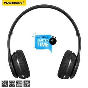 Harga Grosir Murah Denmen Headphone Over Ear Nirkabel untuk Earphone Gaming Bt V5.0 Headset Nirkabel
