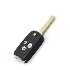 Từ xa 3 nút lật trường hợp key shell cho honda accord jazz crv odyssey civic từ xa car key bìa