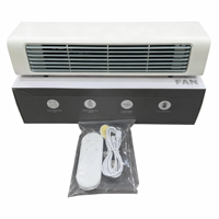 Ventilateur de climatisation sans pales rechargeable 4000 mAh avec télécommande, vent sain pour la maison, la chambre et le bureau