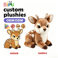 Fabricant OEM, peluche girafe bleue personnalisée, jouet en peluche super doux en coton PP, poupée en peluche unisexe, accessoires pour la Journée des enfants