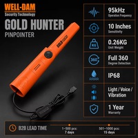 GOLD HUNTER TMR Rilevatore di Metalli Ricaricabile USB PinPointer IP68 Impermeabile Subacqueo per la Ricerca dell'Oro
