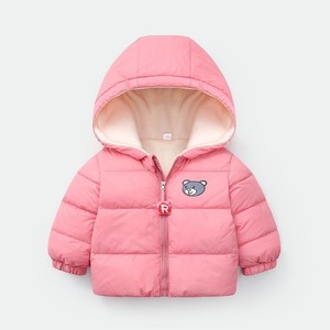 2025 nuova giacca da bambino con cerniera per bambini con cappuccio in <span class=keywords><strong>pile</strong></span> per bambini e bambini, abbigliamento invernale - Product Image 2
