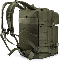 Sac à dos de randonnée d'assaut tactique 45L Sac Moore personnalisé avec fermeture à glissière pour les sports de plein air et les aventures de combat