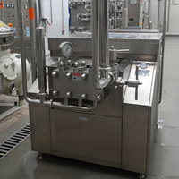 Machine industrielle de traitement laitier en acier inoxydable 304 à haute efficacité, homogénéisateur de lait haute pression