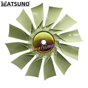 ใบพัดลมระบายความร้อนสำหรับรถขุด DAEWOO DOOSAN DH215-<span class=keywords><strong>7</strong></span> DH300 DX300-<span class=keywords><strong>7</strong></span>  อะไหล่เครื่องจักรก่อสร้าง ทำจากพลาสติก - Product Image 5