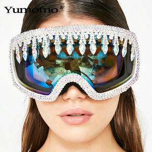 2025 nuovo stile tattico moto da equitazione occhiali a goccia d'acqua pendente trapano Anti-impatto occhiali da sci con protezione per gli occhi - Product Image 1