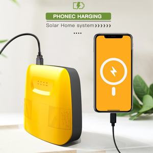 Système d'énergie solaire domestique miniature complet portable avec kit de 4 lampes pour l'éclairage de petites maisons hors réseau - Product Image 5