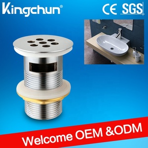 G1 1/4 "7 lỗ bấm Clack chất thải với các bộ phận tràn củ<span class=keywords><strong>a</strong></span> một bồn rử<span class=keywords><strong>a</strong></span> cống Brass chất thải cho bồn rử<span class=keywords><strong>a</strong></span> - Product Image 3