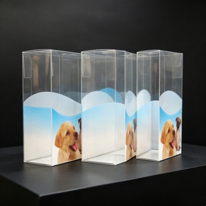 Custom Transparent PVC Plastic Gift Packaging Foldable Crystal Clear Display Case <b>Box</b> Clear Square APET PP Plastic Boxes - Product Image 1
