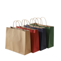 Sac cadeau EDITH personnalisé avec logo, en papier recyclé, pour vêtements et bijoux, avec soufflet de fond, poignée en ruban et nœud papillon