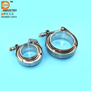 2.5 Inch Stainless Steel V Band Clamp With Male Female Flanges For Tubes And Pipes