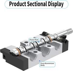 <span class=keywords><strong>Suspension</strong></span> pneumatique 4L310-10, corps en aluminium à 5 ports, vanne rotative à commande manuelle en <span class=keywords><strong>laiton</strong></span>, kit de <span class=keywords><strong>suspension</strong></span> pneumatique - Product Image 5