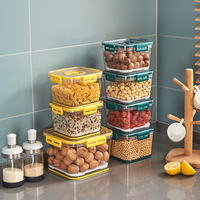 Boîte de rangement en cuisine, légumes et fruits, avec verrouillage longue, sans bpa, ml
