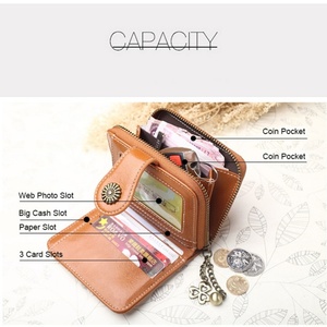 Small Compact Credit Card Case <b>Ladies</b> <b>Wallets</b> Set Zipper Pocket Classy Savings Women <b>Wallet</b> - Product Image 5