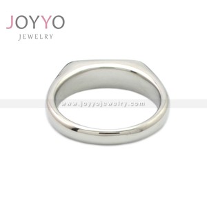 핫세일 블랙 스톤 남성 반지 기하학적 디자인 남성용 웨딩 약혼 스톤 반지 - Product Image 4