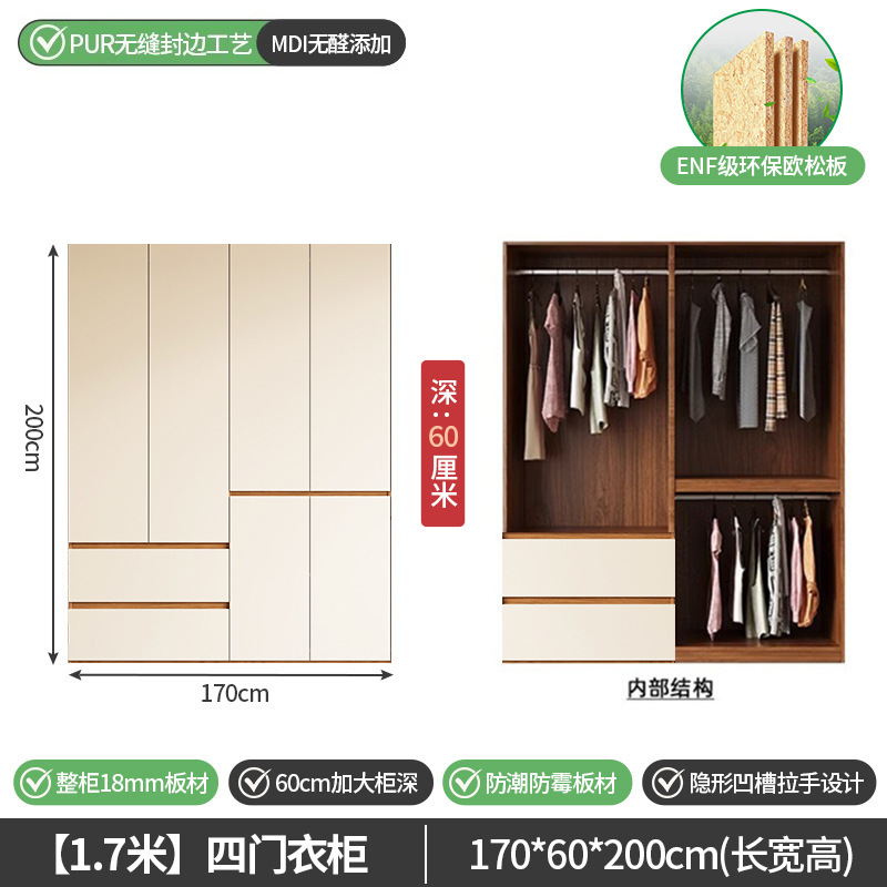 Armoire quatre portes 170*200