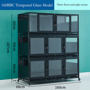 Nuevo Hotel para Gatos de Interior con Ruedas |   Jaula de Metal Galvanizado de Alta Calidad para Mascotas - Product Image 3