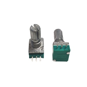 Potentiomètres magnétiques rotatifs de qualité supérieure, fabriqués en Chine, bouton plat, 1K-100K, série RK097, 20% de réduction - Product Image 1