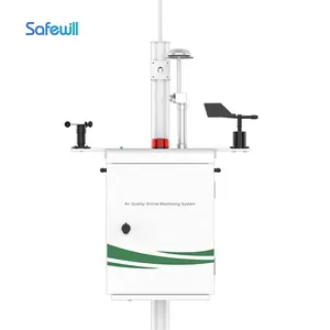 Micro Ambient Air Quality Monitoring System AQMS For Urban Pollution Control PM2.5 PM10 TSP NO2 SO2 CO O3