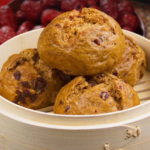 Vente en gros Petit pain vapeur surgelé dessert créatif Aliments nutritifs pour le petit déjeuner Collation chinoise Fleurs surgelées <span class=keywords><strong>Chignon</strong></span> cuit à la vapeur avec cassonade - Product Image 4