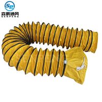 Personnalisé 8 pouces de diamètre 5 mètres de long vente directe d'usine coupe et traitement de PVC personnalisé tuyau ignifuge résistant à l'usure en spirale