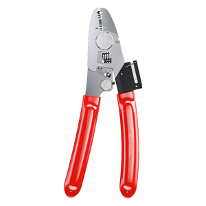 Outil 2-en-1 de dénudage et de nettoyage de fibres optiques, pince Miller à 6 trous en acier au tungstène avec clip de nettoyage détachable - Product Image 6