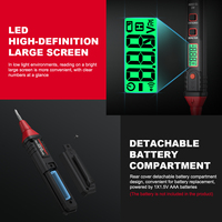 HABOTEST HT91CP Non-Contact Voltage Tester Screwdriver Probe Light Electric Detector LCD Display Sound Light Alarm AC/DC 12-300V