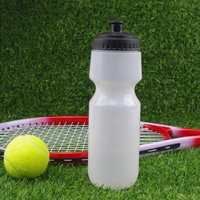 Bouteille de sport de cyclisme en plein air créative en matériau HDPE Débit d'eau potable direct pour l'utilisation du vélo Logo personnalisé Bouteille cadeau