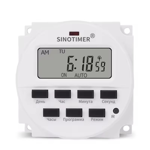 1 detik Interval 5V 12V 110V 220V suplai daya 7 hari mingguan dapat diprogram Digital elektronik sakelar pengatur waktu harian - Product Image 2