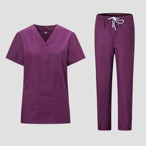 Et <span class=keywords><strong>Mam</strong></span> Wholesale Scrub Nursing Uniform Scrubs Sets Surgings Chirurgical Suit <span class=keywords><strong>Medical</strong></span> Nursing Scrubs for Doctors Women Woven Nurse Uniform - Product Image 4