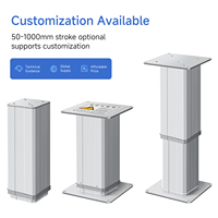 Colonne de levage réglable en hauteur Hoodland IPT1100 450 mm DC24V 2250N, prix usine, pour table basse, modification de camping-car, aimant permanent