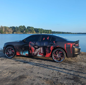 ฟิล์มติดรถยนต์ลายโจ๊กเกอร์ 09 ขายส่ง, ลายสติ๊กเกอร์ติดรถยนต์, ฟิล์มไวนิลแบบหล่อขึ้นรูป, ขนาดมาตรฐาน, ฟิล์มติดรถยนต์, สติ๊กเกอร์ติดรถยนต์, ฟิล์มลายตกแต่งรถยนต์จากโรงงาน - Product Image 4