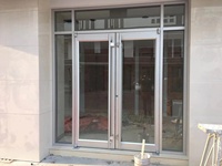 Offre Spéciale porte pliante personnalisée double porte de tente pliante en verre porte extérieure pliante en aluminium pour hôtel