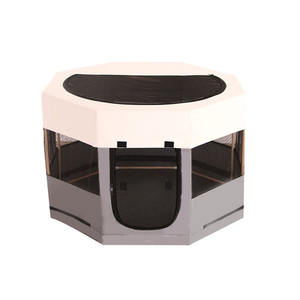 2025 nuovo cane pieghevole portatile eco-friendly per tutte le stagioni tenda lavabile in tessuto Oxford borsa per il trasporto a modello solido box quadrato per animali domestici - Product Image 6