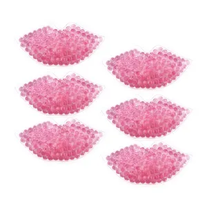 Pack de glace en gel en forme de lèvre de vente chaude Pack de glace chaud et froid réutilisable pour les lèvres