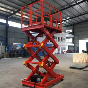 5m elektrikli hidrolik çift makaslı masa kaldırıcı hidrolik kargo asansörü ile iyi satış için ucuz fiyat - Product Image 2