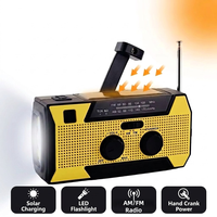 Radio de Emergencia Recargable de Alto Volumen con Batería de 5000mAh y Plástico ABS para Kit de Supervivencia