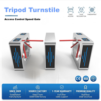 Torniquete trípode inteligente con control de acceso, reconocimiento facial, RFID, código QR, entrada de seguridad para comercios, oficinas y escuelas