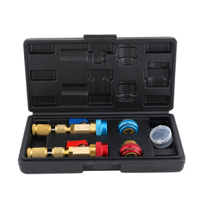 Llave para válvula de aire acondicionado para coche, herramienta de reparación portátil R1234yf R134a para uso automotriz - Product Image 2