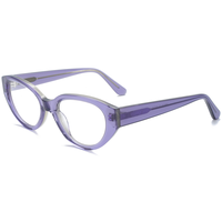 Monture de lunettes œil-de-chat tendance faite à la main Elan Optical YB6315 pour femme, monture complète en acétate, lunettes optiques, grand stock