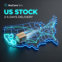 Stock entrepôt US NuCoreBio 99% Magnésium L-Thréonate en poudre, formule de magnésium chélaté alimentaire, matière première en flacon, vente en gros OEM