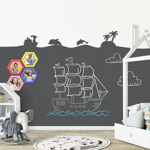 <span class=keywords><strong>Pizarra</strong></span> Magnética Adhesiva, Adhesivo de Pared para Cuarto de Niños - Product Image 5