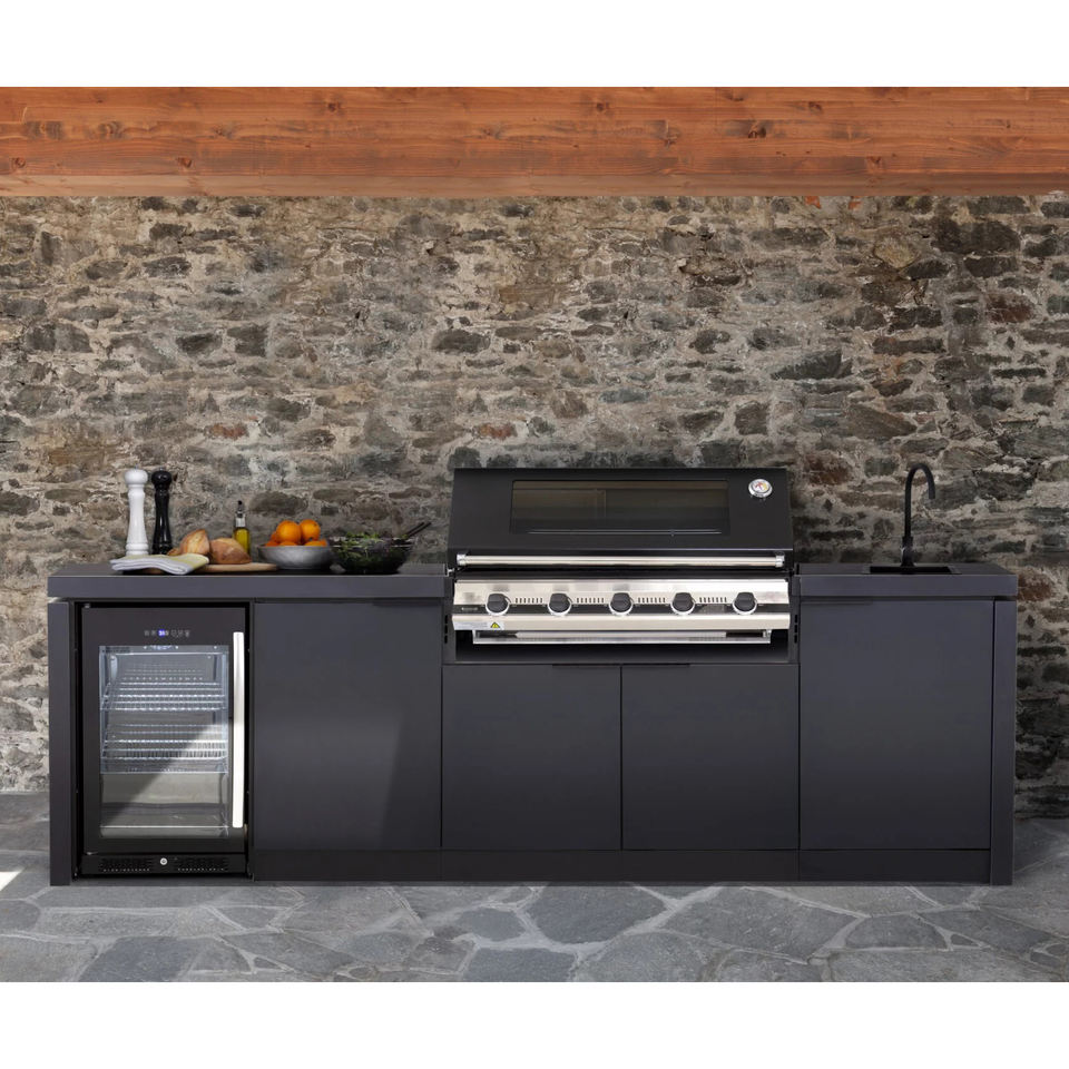 BBQ Island Stainless Steel Outdoor Kitchen Grill Kitchen Cabinets With ...