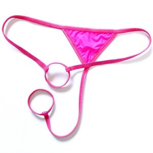 Sous-vêtements string sexy respirants pour hommes, string sexy pour hommes à double cercle, taille basse, style export. - Product Image 3