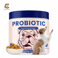 Probióticos para la Salud Intestinal de Perros, Masticables Suaves de Colostrum, Salud Intestinal Canina Premium, Alivia la Diarrea y el Estreñimiento, Suplementos de Acción Rápida