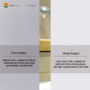 Film adhésif de fenêtre <span class=keywords><strong>occultant</strong></span> en verre givré, 100% pièces, pour la maison, PET - Product Image 2