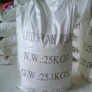 Pigmento Inorgánico de Sulfuro de Zinc y Bario (Lithopone), Pigmento Blanco 5 ZnS BaSO4 30% <span class=keywords><strong>para</strong></span> Recubrimiento de Plástico en Tuberías de PVC y Caucho - Product Image 3